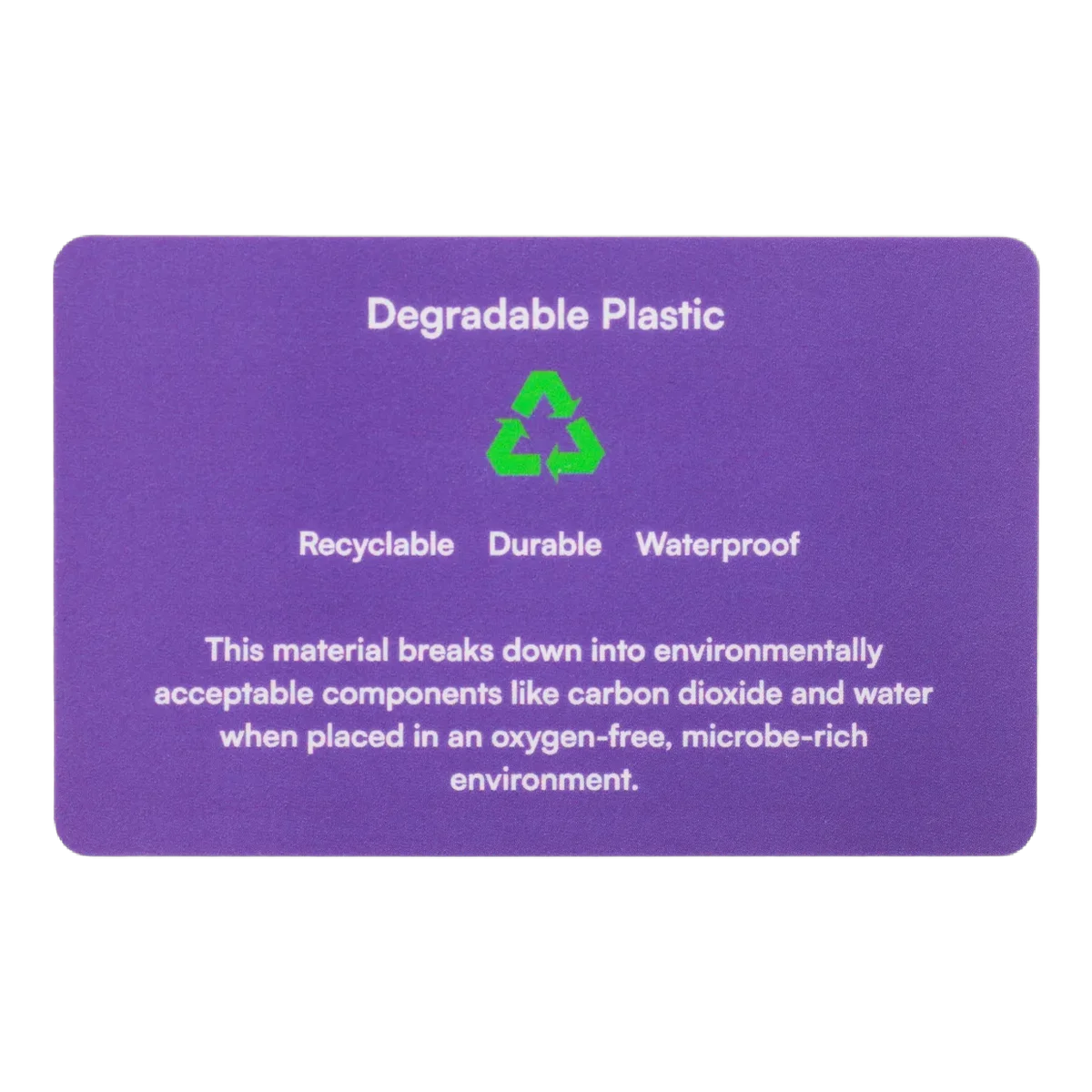 Printed Plastic Cards